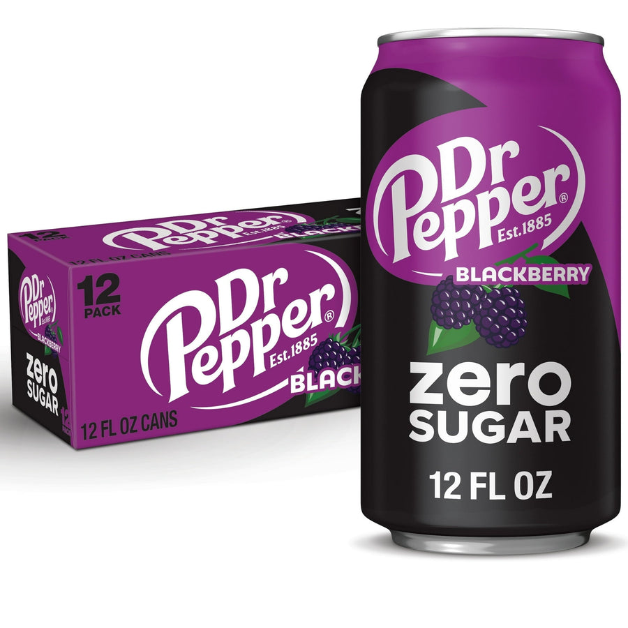Dr Pepper Blackberry Zero Sugar Soda B3