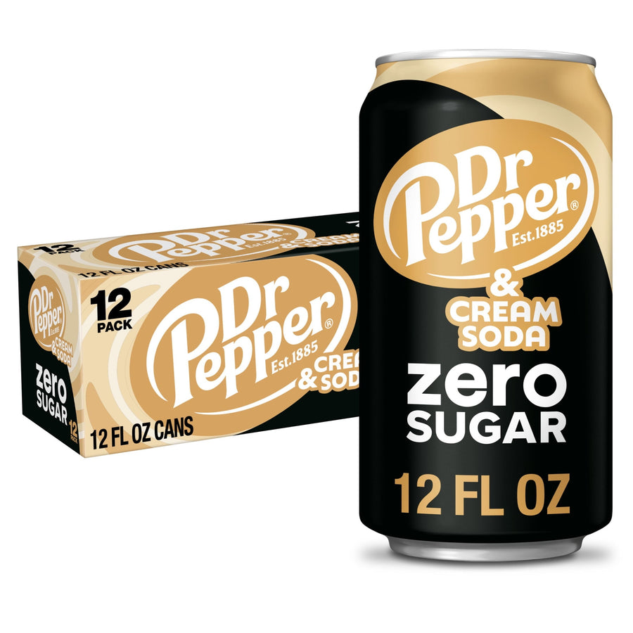 Dr Pepper & Cream Soda Zero Sugar J9